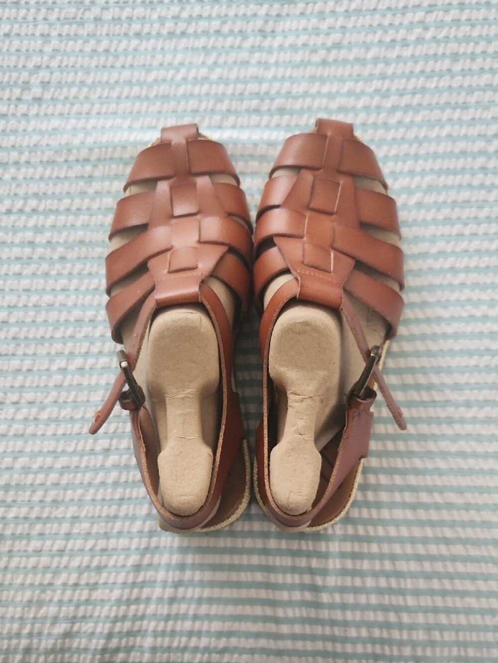 Zodiac Tan Sandal with Ankle Strap - Picture 10 of 10